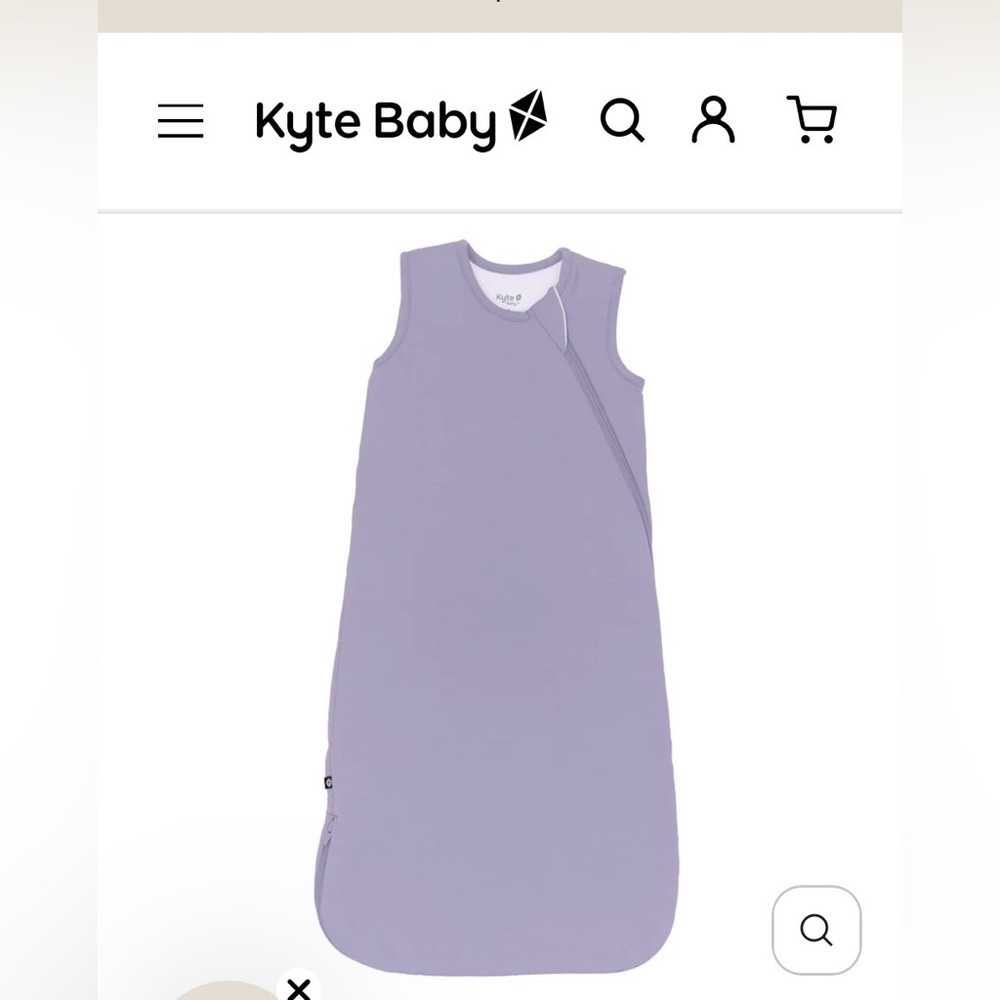 Kyte Baby Purple and Pink Baby Sleep Sacks- Size XS - Picture 3 of 8